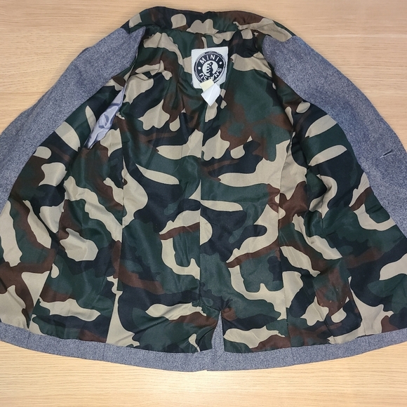 Mini Shiatsu boys Medium Wool Blazer - Picture 10 of 10